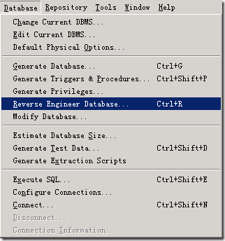 SQL Server 2008带字段注释导入Power Desig