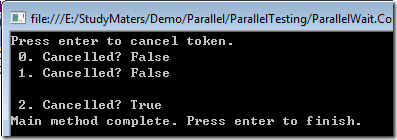 .Net 4.0 Parallel 编程（六）Task（下）