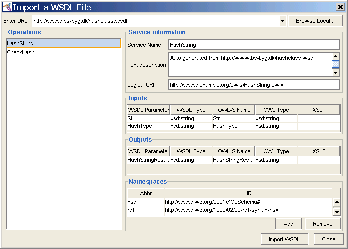 Xsd Import Wsdl File