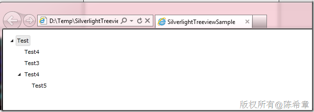在Silverlight中使用HierarchicalDataTemplate为TreeView实现递归树状结构