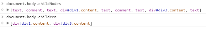 HTML Element 与 Node 的区别