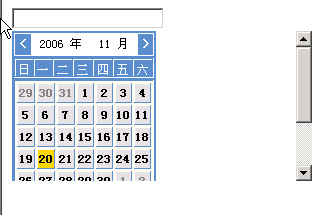 一个很好的js日历,提供源码下载。并附上截图 