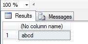MS SQL Server2012中的CONCAT函数