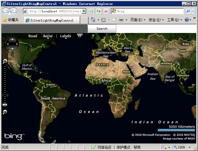 oint2010整合Silverlight 4应用--Bing地图控件 - 