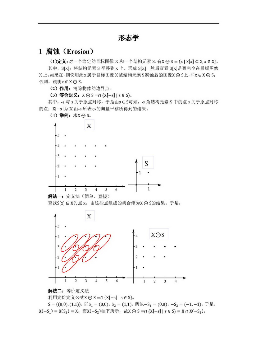 腐蚀、膨胀、开运算、闭运算 - tekson