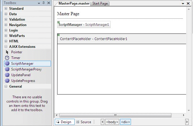 ASP.NETAJAX入门系列(9):在母版页中使用UpdatePanel