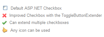 Atlas学习手记(14):使用ToggleButtonExtender来装扮CheckBox