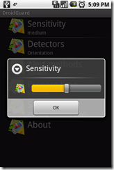 11 - Settings - Sensivitity