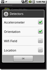 12 - Settings - Detect methods