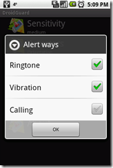 13 - Settings - Alert ways