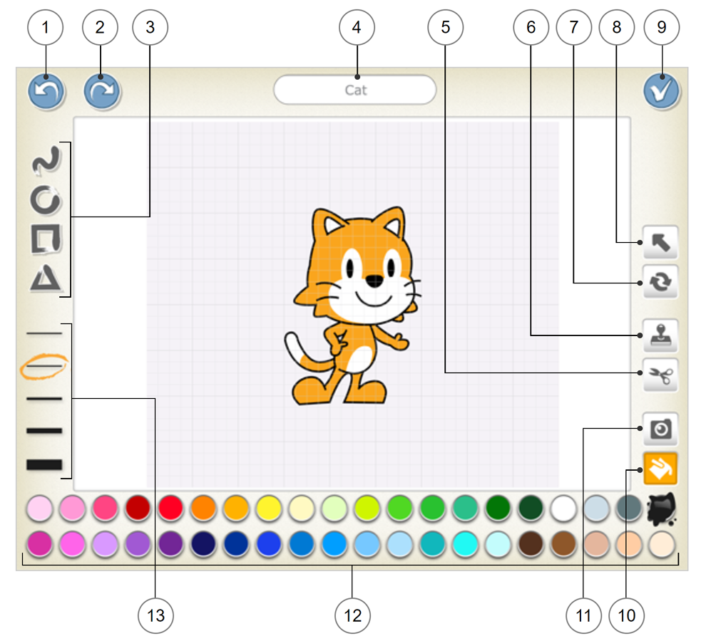 Scratch 绘制编辑器介绍