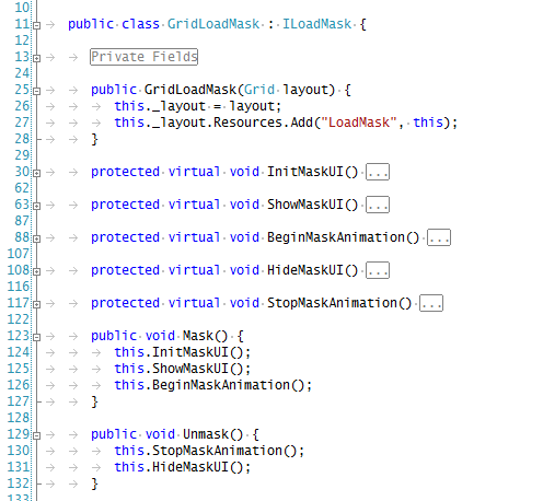 GridLoadMask, 能够对Grid进行遮罩