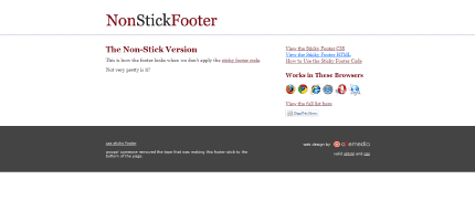 css底部固定，【轉貼】CSS Sticky Footer: 完美的CSS絕對底部