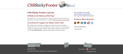 cssstickyfooter