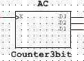 3bit的计数器层次块