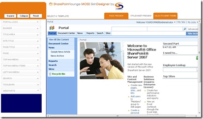 Sharepoint Skin Designer