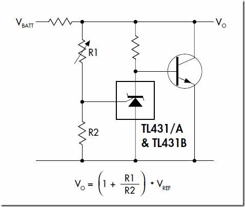 tl431可调稳压电路图图片