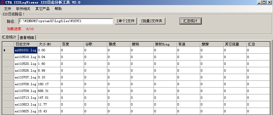 IIS日志访问工具[IISLogViewer]