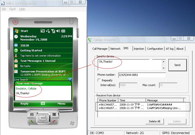 Appointment over SMS on Windows Mobile