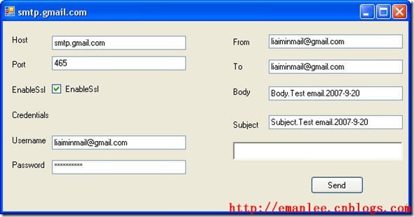 Email邮件测试-gmail