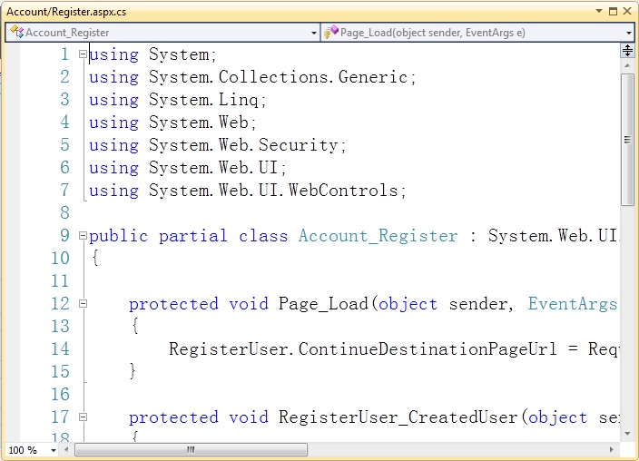初识Visual Studio 2010（四）—— 创建ASP.NET网站