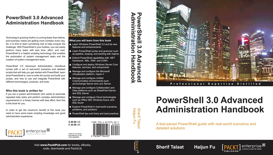 PowerShell 3.0 Advanced Admin handbook