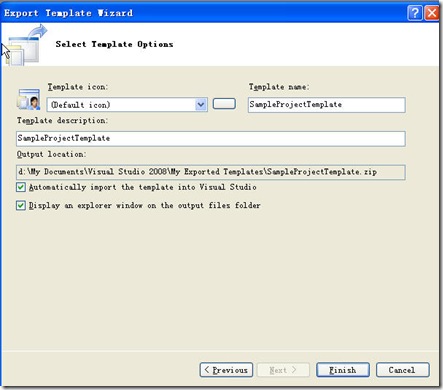 Export Template Wizard2