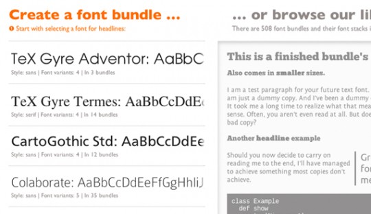 18 create font stack 540x312 18个节约时间提高效率的CSS工具
