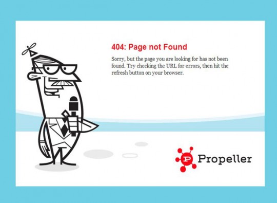 404 4000 540x395 50个极具创意和灵感的404页面