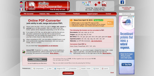 online pdf converter