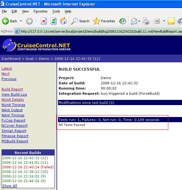 CruiseControl.NET学习总结 - 博客文库 - 博客园 - mylovejsj - 宋孝先的博客