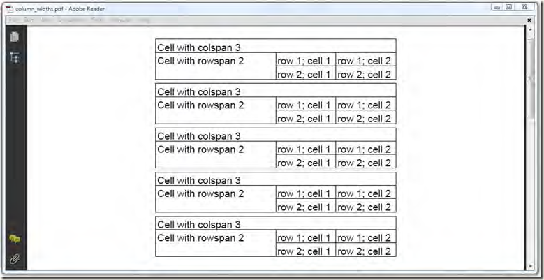 TableWithDifferWidth