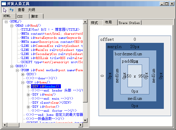 IE开发人员工具