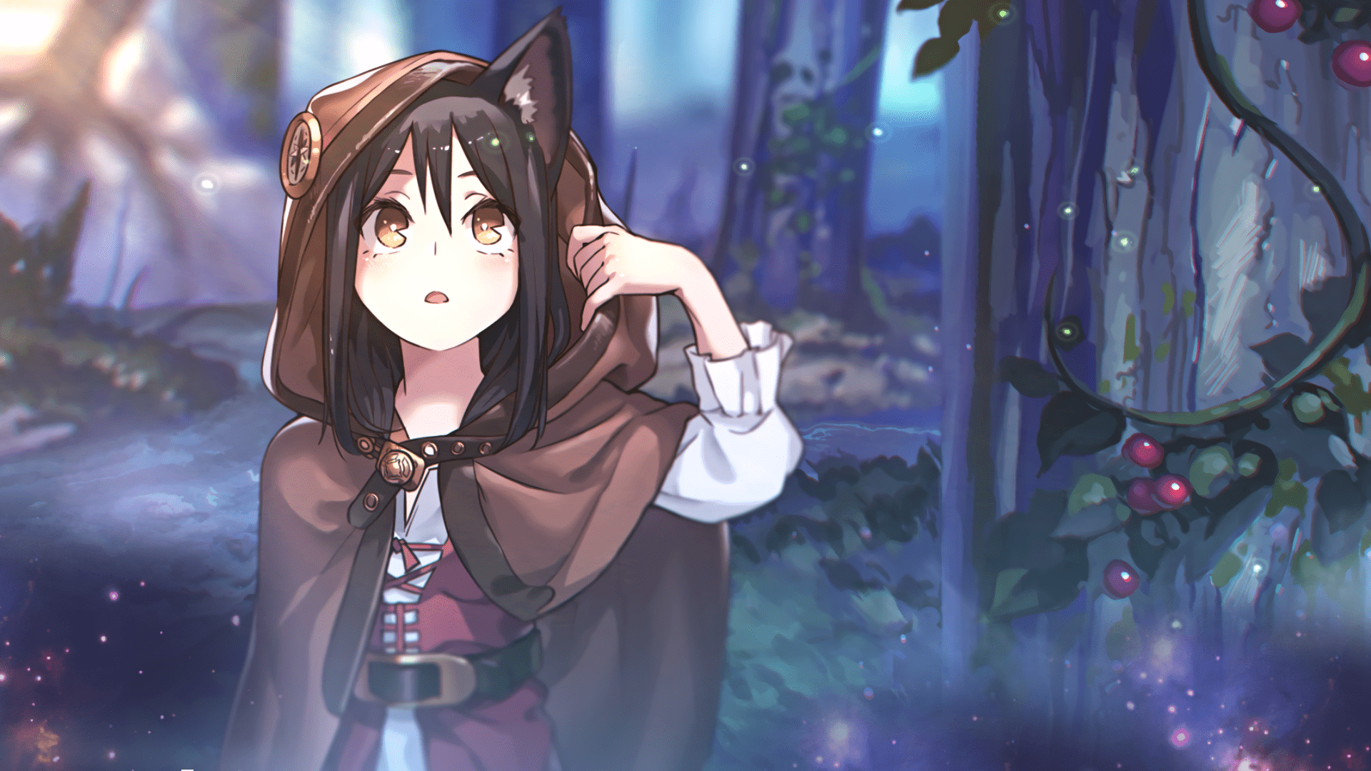 neko anime girl 作者：OZYXGVN