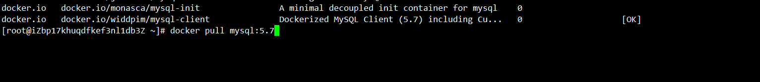 docker安装MySQL