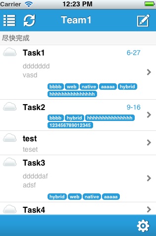 iOS学习系列 标签Tag列表的实现第1张