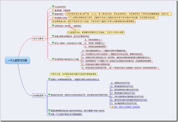 一个人的学习习惯