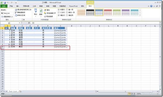配置导出MOSS2010列表数据到Excel并根据列表记录自动刷新数据