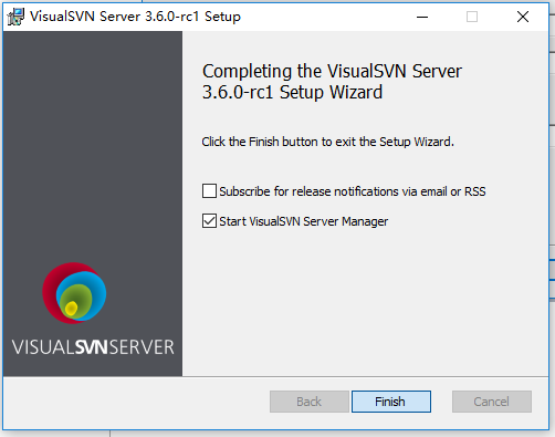 Windows下的SVN服务器 VisualSVN Server_SVN服务器_05