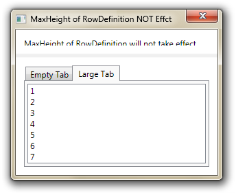 [WPF Bug清单]之(8)——RowDefinition中MaxHeight在一定条件下失效