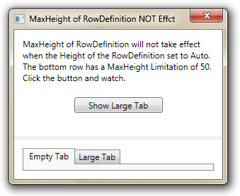 [WPF Bug清单]之(8)——RowDefinition中MaxHeight在一定条件下失效