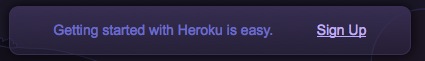 heroku注册按钮