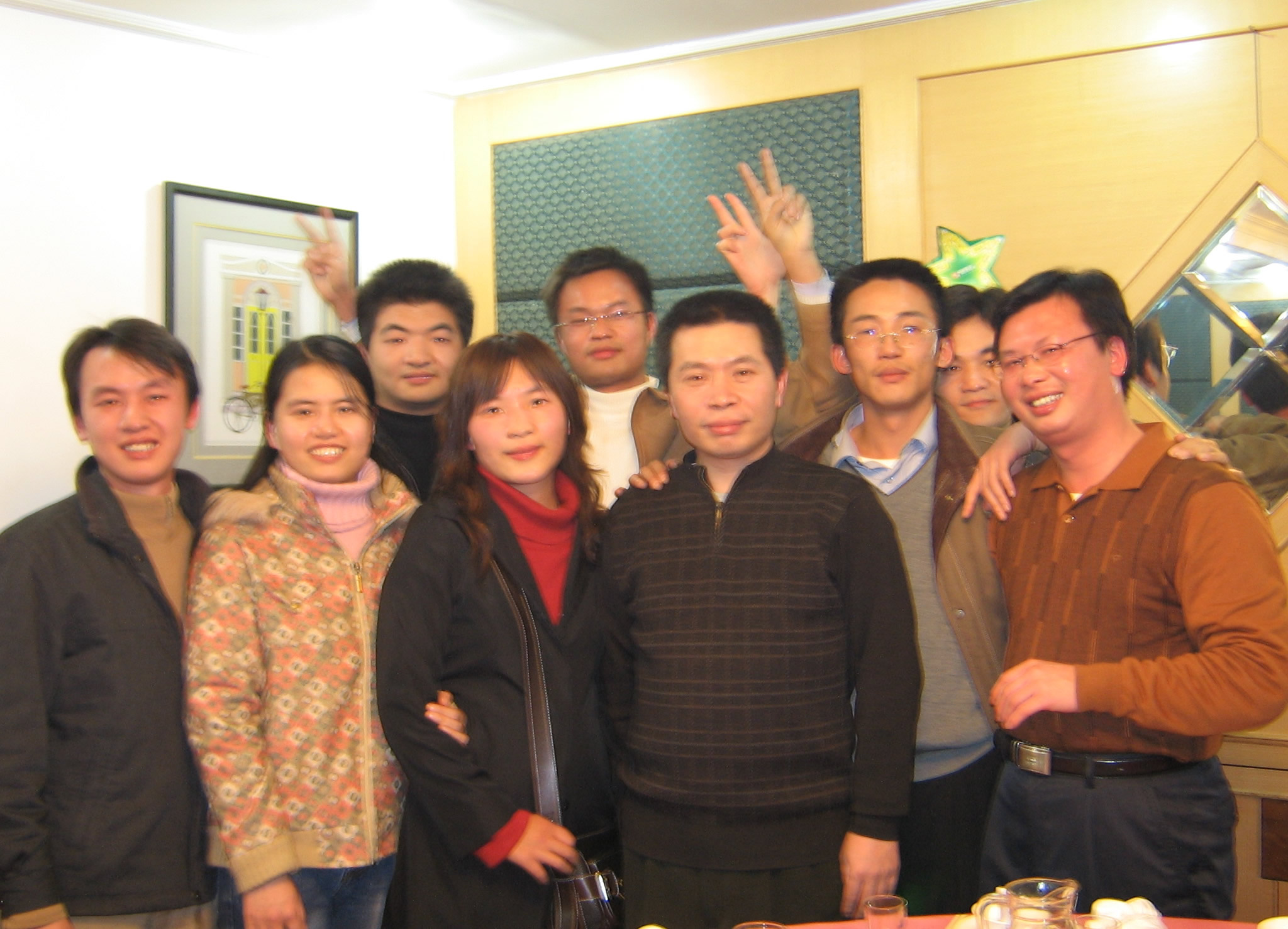 部门聚餐网络报表组一照