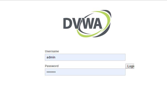 DVWA登录界面