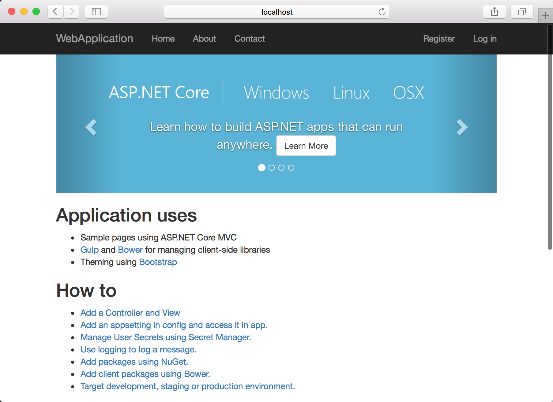 Asp.Net Core 发布和部署（ MacOS + Linux + Nginx ）