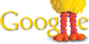 纪念芝麻街40周年 google doodle