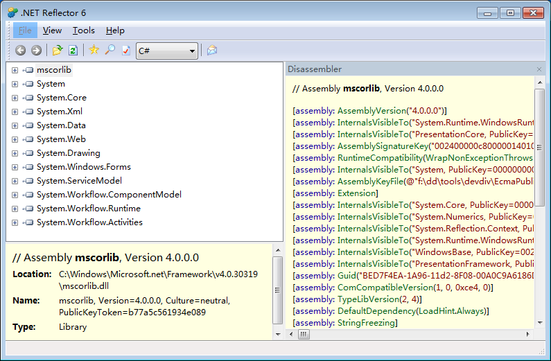 .NET Reflector 6 A