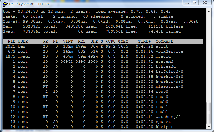 ruuning openSuse