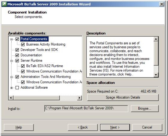 BizTalk Server 2009 install 2