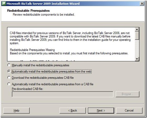 BizTalk Server 2009 install 4